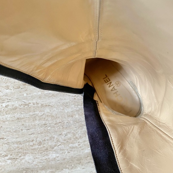 Vintage Chanel CC Knee High Boots - Picture 12 of 12